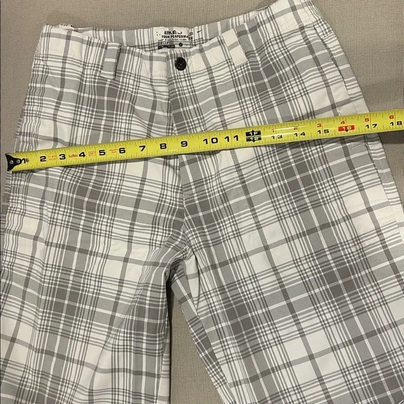 Nike Golf Tour Performance Bundle Gray and Green Plaid Boys Size Large - Picture 14 of 16